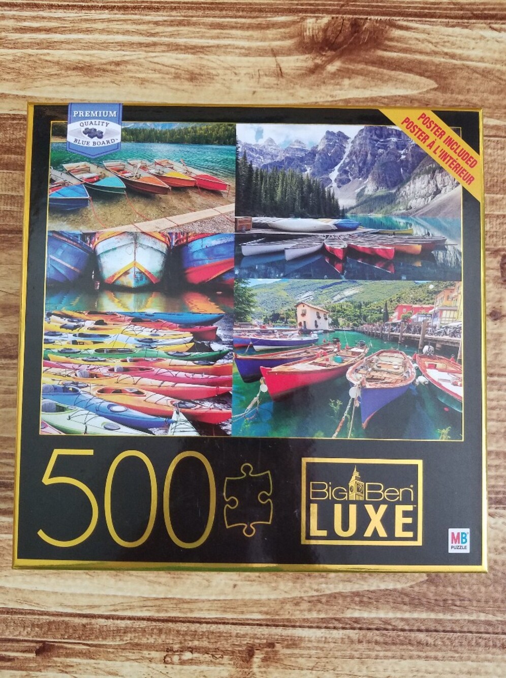 Milton Bradley Big Ben Luxe Boats Collage Jigsaw Puzzle 500 Pc COMPLETE